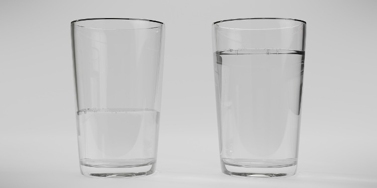 Gesetz der Anziehung: Glas halbvoll oder halbleer?