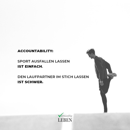 Gesunde Gewohnheiten: Accountability-Partner - Sport ausfallen lassen ist einfach. Den Laufpartner im Stich lassen ist schwer.
